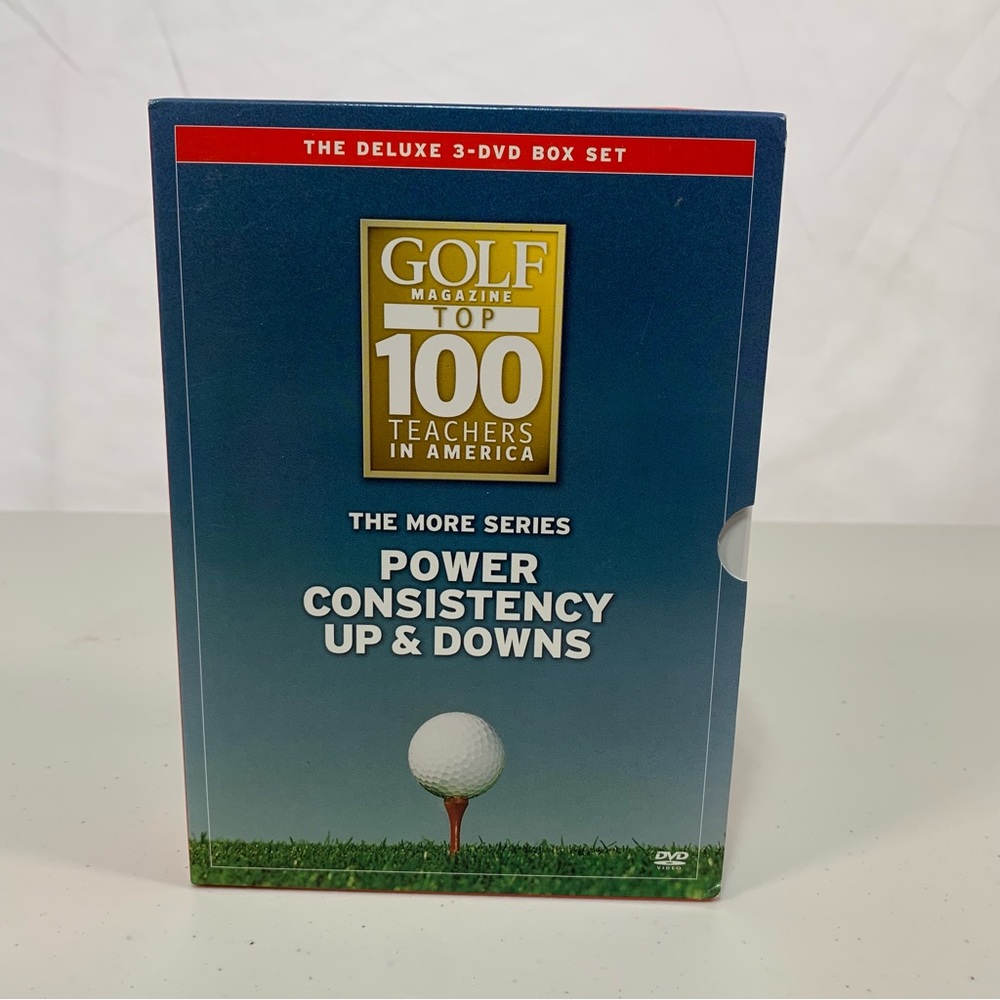 DVD box set of 3- Golf Magazine Top 100 teachers in America- The More Series